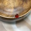 Vivid Red Hessonite Ring