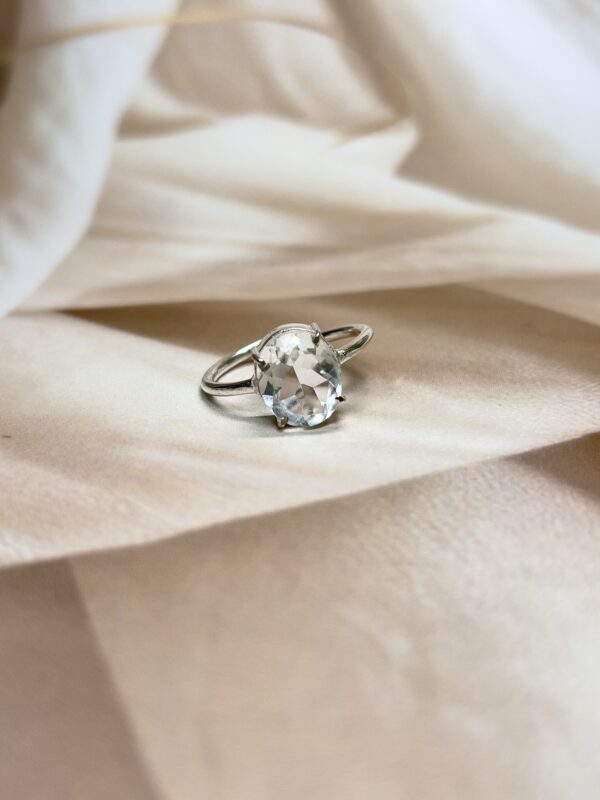 Timeless Clear Quartz Ring