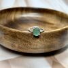 Green Strawberry Quartz Ring