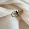 Green Strawberry Quartz Ring