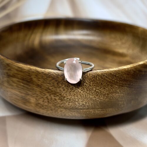 IMG_0559 Vibrant Blush-Pink Rose Quartz Ring