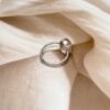 Vibrant Blush-Pink Rose Quartz Ring