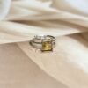 IMG_0569 Princess Cut Citrine Ring