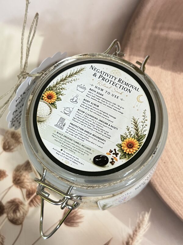 Negativity Removal & Protection Ritual Soak | Premium Ritual Collection
