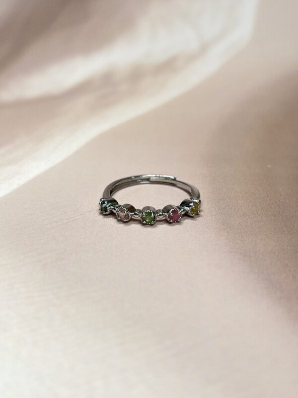 Watermelon Tourmaline Ring