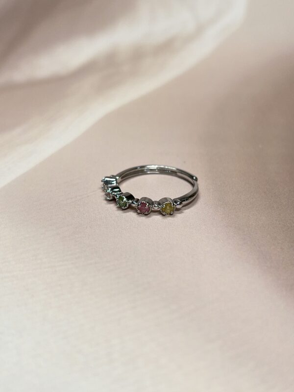 Watermelon Tourmaline Ring