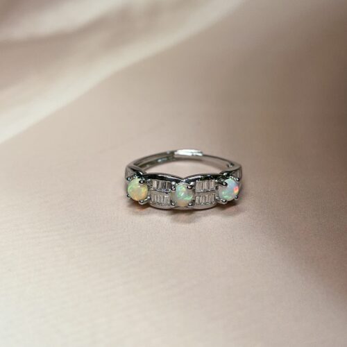 Ethiopian Fire Opal Ring