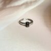 Black Hypersthene Ring