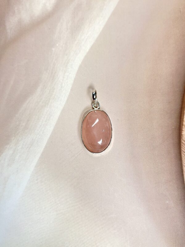 Vibrant Rose Quartz Pendant