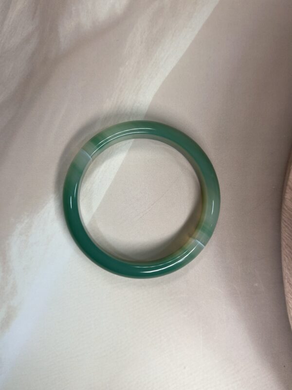 IMG_0809 Exclusive Full Green Onyx Bangle - 5.30 CM