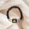 IMG_0869 Capricorn Zodiac Bracelet 7 Inch | Almandine Garnet + Clear Quartz