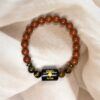 Aries Zodiac Bracelet 7.5 Inch | Red Jasper + Tiger Eye