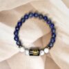IMG_0878 Libra Zodiac Bracelet 7.5 Inch | Lapis Lazuli + Howlite