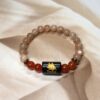 Taurus Zodiac Bracelet 7 Inch | Sunstone + Carnelian