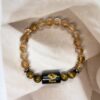 IMG_0914 Pisces Zodiac Bracelet 7.5 Inch | Citrine + Tiger Eye
