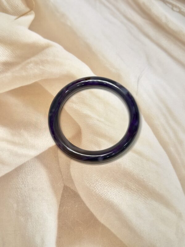 Exclusive Full Purple Onyx Bangle - 5.57 CM