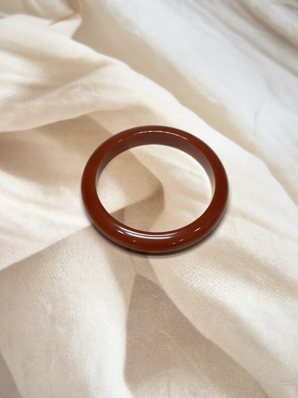 IMG_4147 Exclusive Full Carnelian Bangle - 5.36 CM