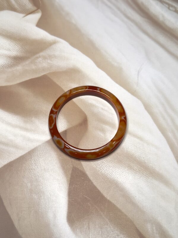 IMG_4148 Exclusive Full Carnelian Bangle - 5.36 CM