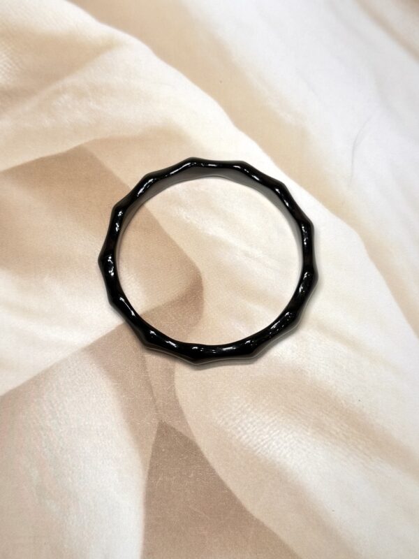 Exclusive Full Black Onyx Bangle - 5.55 CM