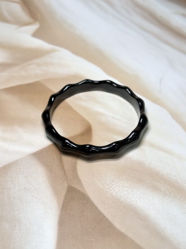 Exclusive Full Black Onyx Bangle - 5.55 CM