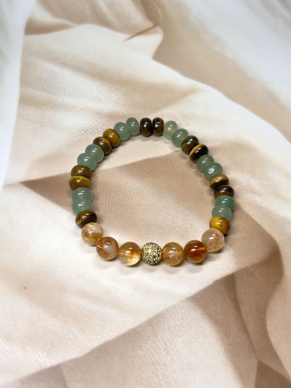 Prosperity & Confidence Trio Bracelet | 7 Inch