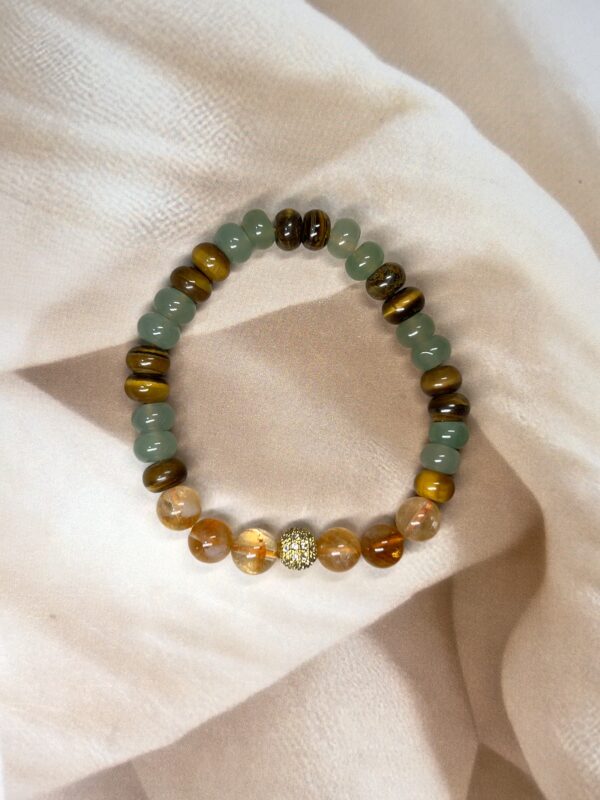 Prosperity & Confidence Trio Bracelet | 7 Inch