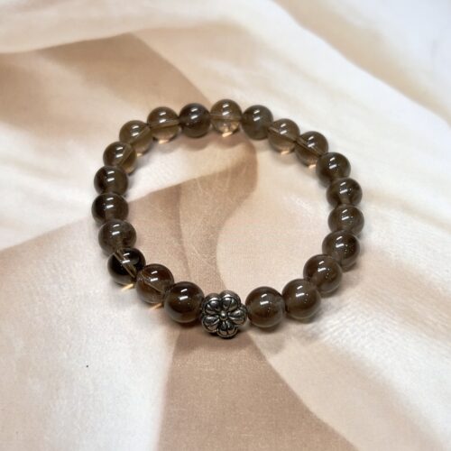 Smoky Quartz Bracelet | 7 Inch | 8MM