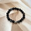IMG_1022 Black Agate / Sulemani Hakik Bracelet | 7 Inch | 8MM