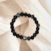 IMG_1023 Black Agate / Sulemani Hakik Bracelet | 7 Inch | 8MM