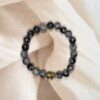 Snowflake Obsidian Bracelet | 7 Inch | 8MM