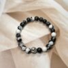 Zebra Jasper Bracelet | 7.5 Inch | 8MM
