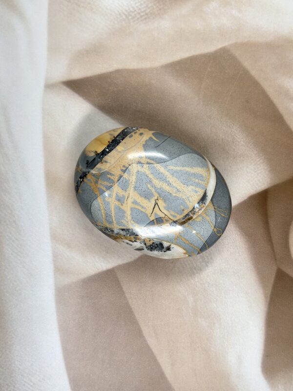 Maligano Jasper Palm Stone 104 GM