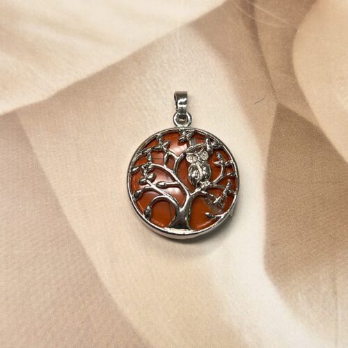 Red Jasper Tree Of Life Pendant