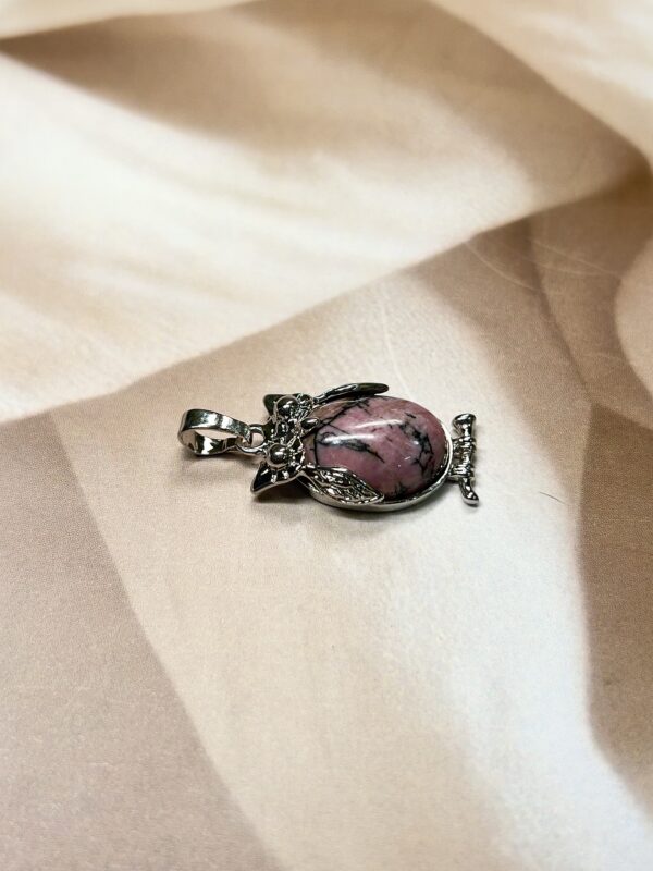 IMG_1280 Rhodonite Owl Pendant