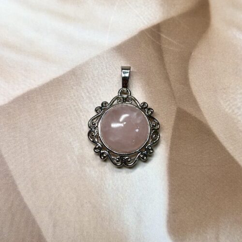 Regal Rose Quartz Pendant