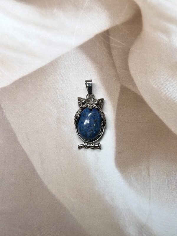 IMG_1313 Lapis Lazuli Owl Pendant