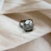 IMG_1342 Howlite Round Ring | German Silver