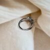 Multi-Tourmaline Flower Ring | Adjustable | German Silver