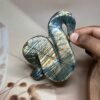 Blue-Golden Flash Labradorite Snake | 263 GM | Collector's Piece