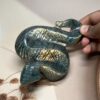 Blue-Golden Flash Labradorite Snake | 263 GM | Collector's Piece