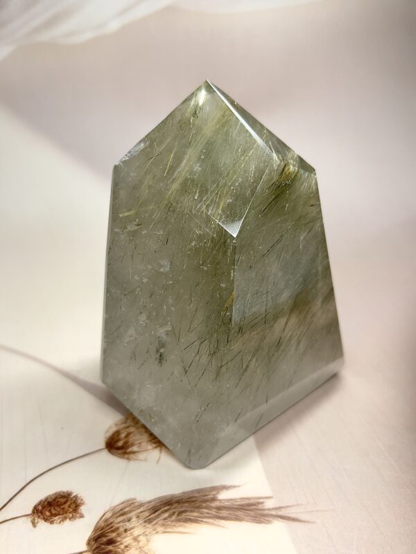 IMG_1474 Golden Rutile Quartz Freeform | Richly Included | 443 GM | Premium Collectible