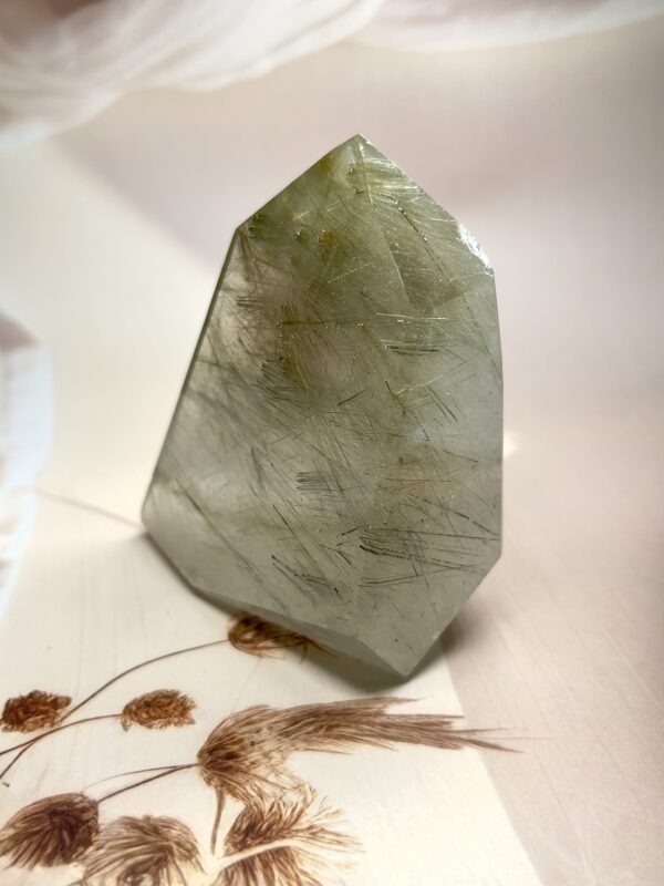 IMG_1475 Golden Rutile Quartz Freeform | Richly Included | 443 GM | Premium Collectible
