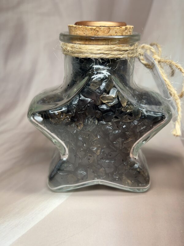 Protection Intention Bottle | Black Obsidian • Black Tourmaline • Smoky Quartz