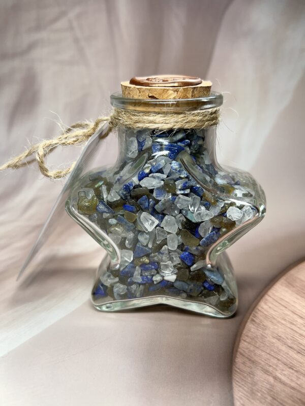 IMG_2136 Manifestation Intention Bottle | Clear Quartz • Lapis Lazuli • Labradorite