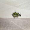 Exquisite Peridot Flower Pendant | German Silver