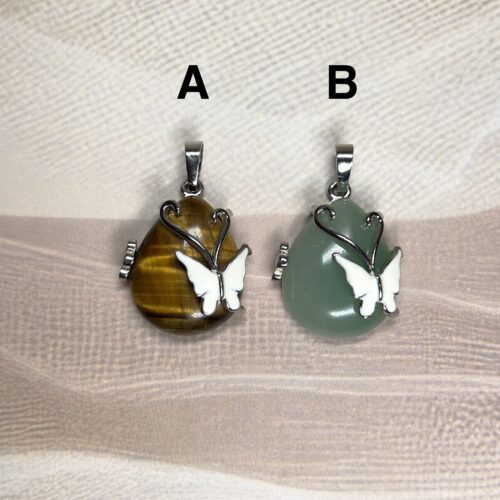 Butterfly Pear Pendants | 2 Variations | German Silver