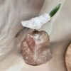 Clear Quartz Bird + Rose Quartz Cluster Statement Piece | 244 GM | Premium