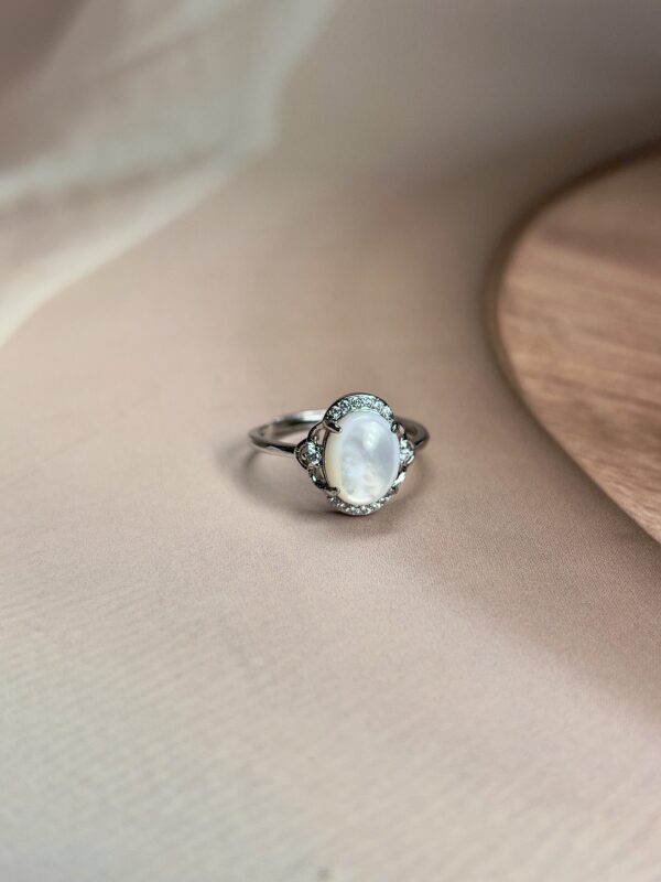IMG_1864 Iridescent Mother of Pearl Ring | Exclusive | German Silver