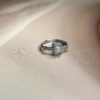 IMG_1869 Premium Faceted Aquamarine Ring | German Silver | Aqua Blue