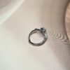 IMG_1873 Premium Faceted Aquamarine Ring | German Silver | Aqua Blue